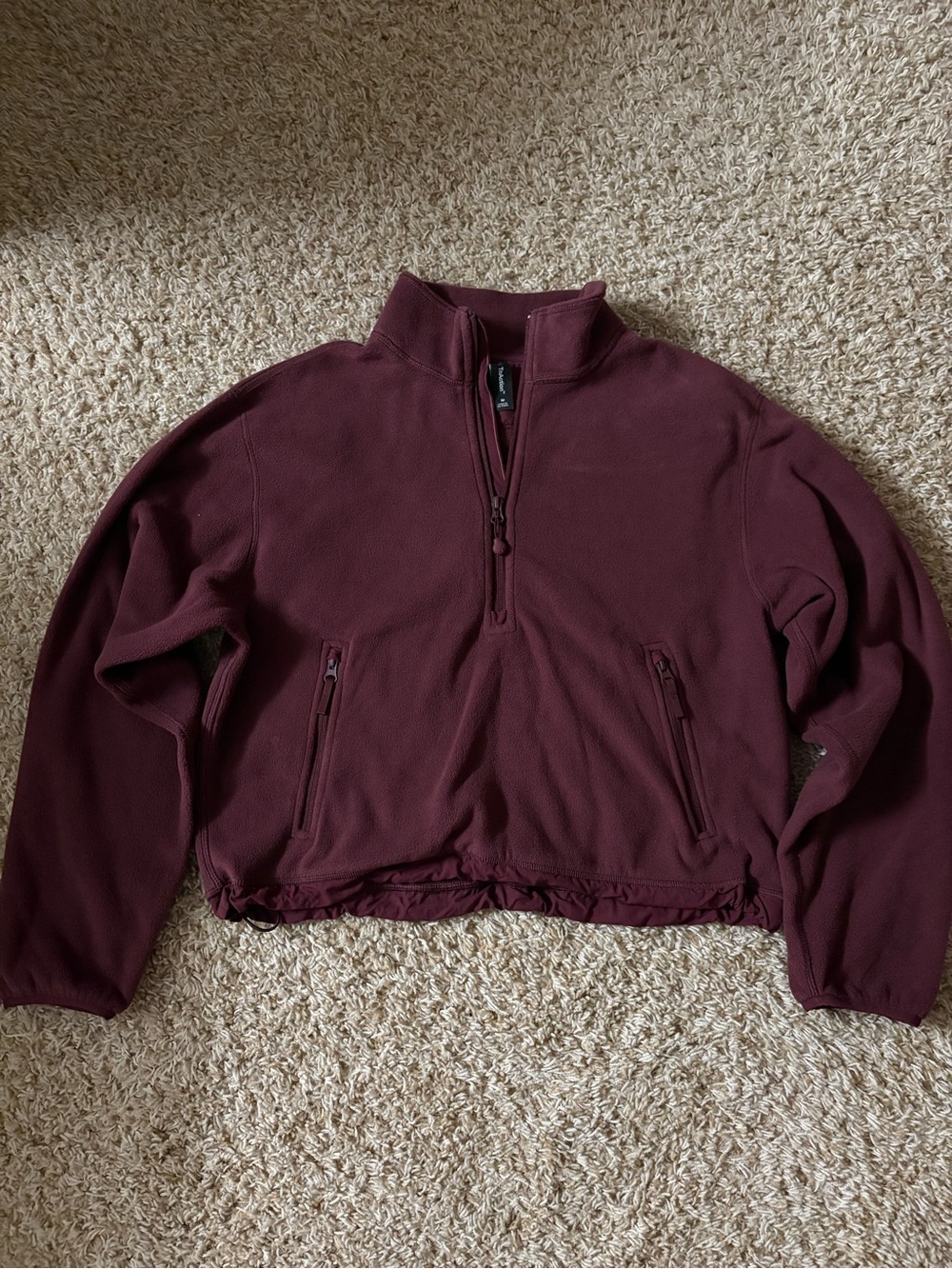 TnAction Women's Half-Zip Teddy Fleece Jacket
